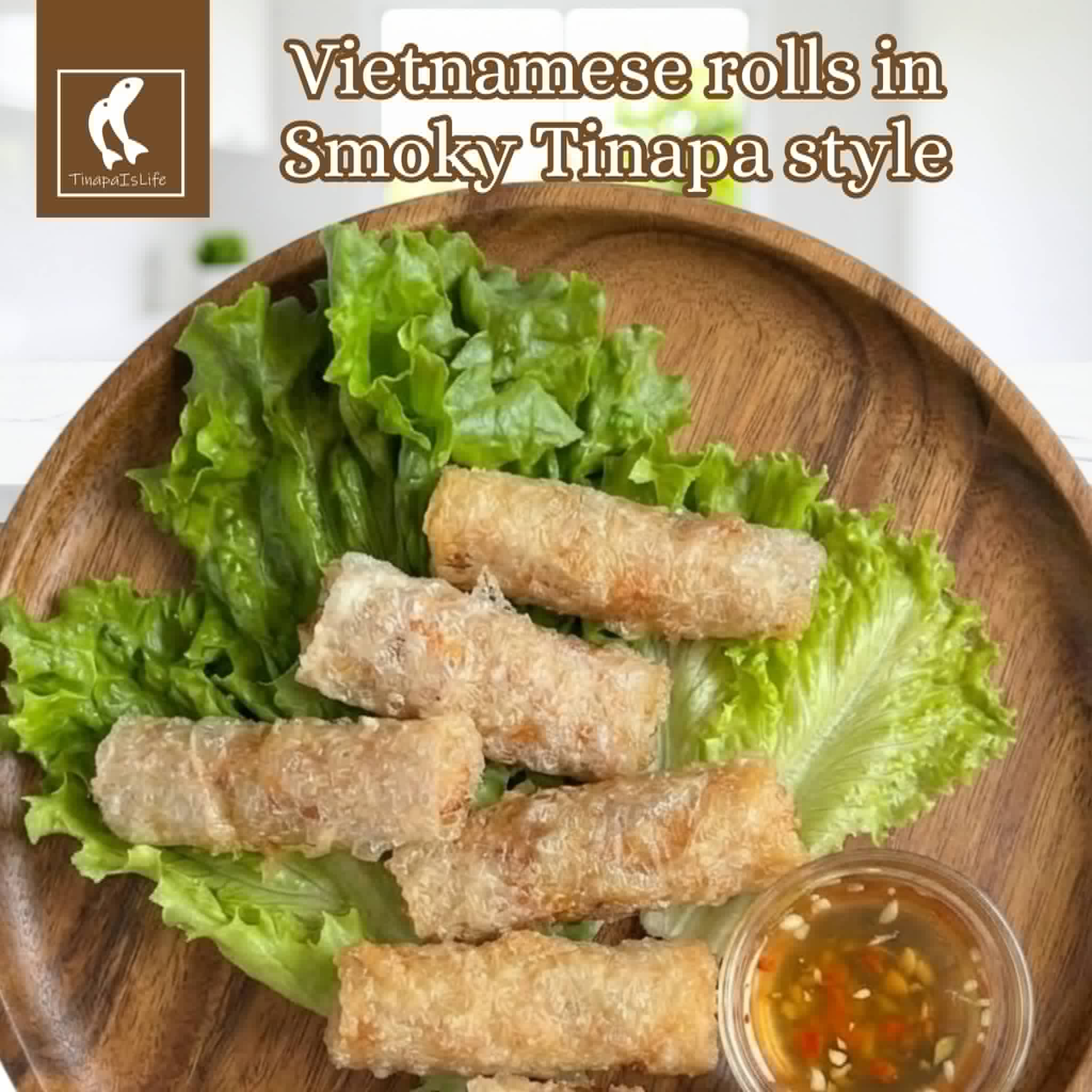 Crispy Vietnamese Tinapa Rice Rolls
