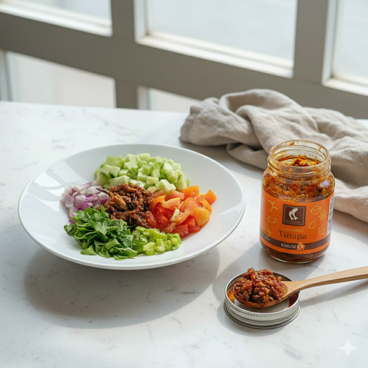 Kimchi Cucumber Salad
