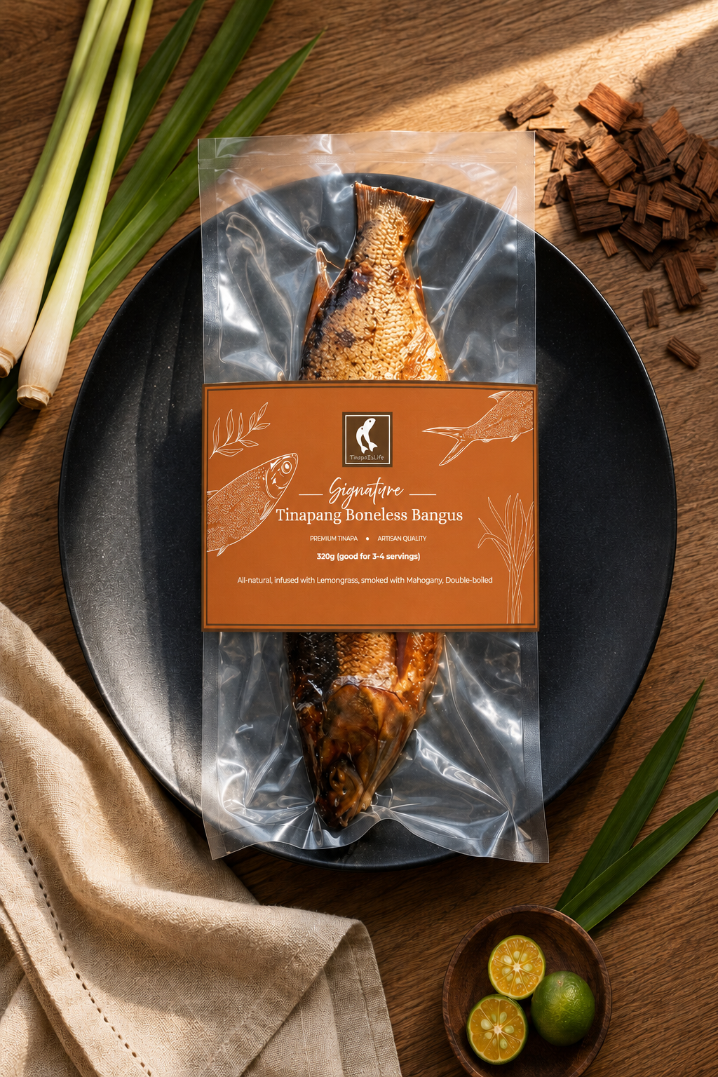 Signature Tinapang Boneless Bangus 400g