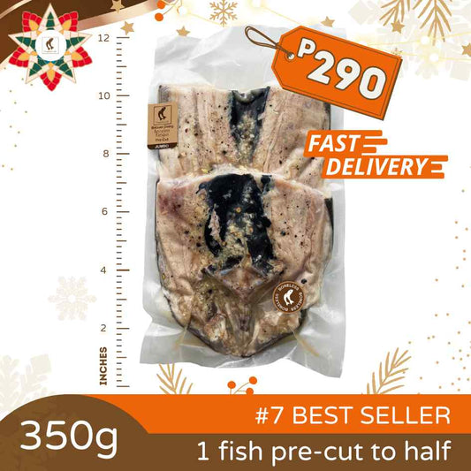 Daing - Boneless Bangus JUMBO 350g (Pre-Cut)