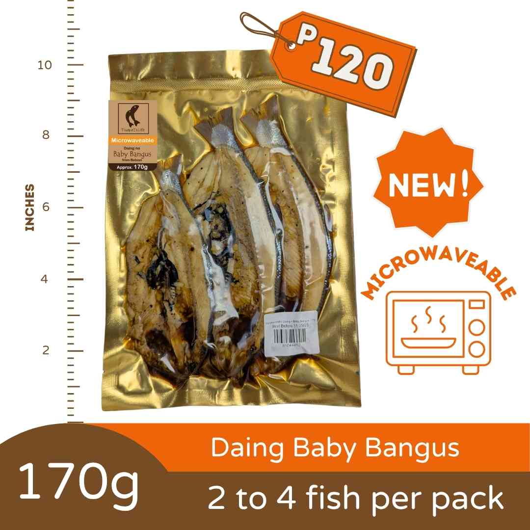 Microwaveable Daing β Baby Bangus 170g