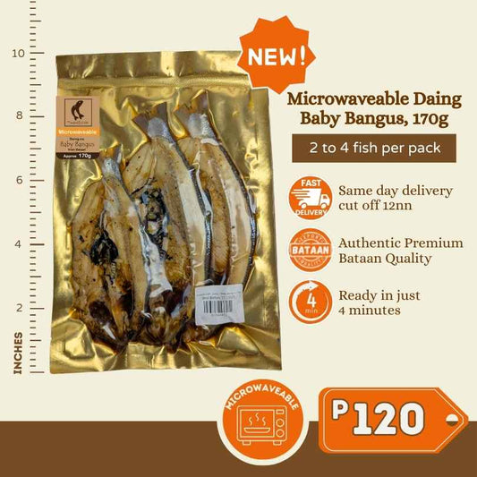 Microwaveable Daing – Baby Bangus 170g