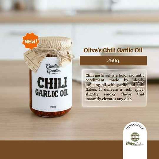 Oliveβs Chili Garlic Oil