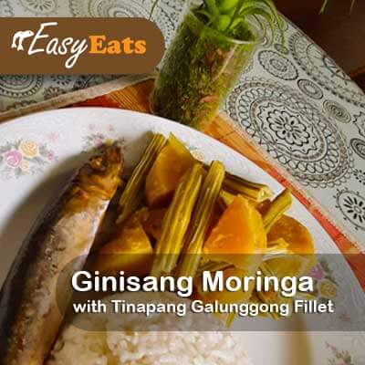 Ginisang Moringa Paired with GG