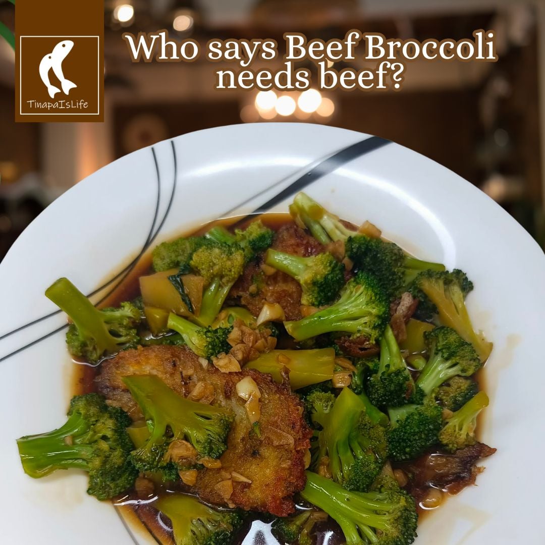 Crispy Tinapang Tilapia with Broccoli