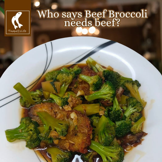 Crispy Tinapang Tilapia with Broccoli