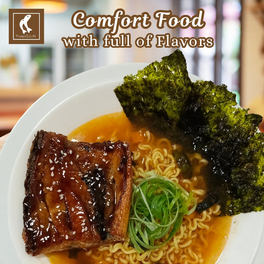 Spicy Ramen with Teriyaki Tinapang Bangus