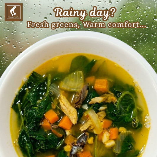 Spinach Soup with Salinas