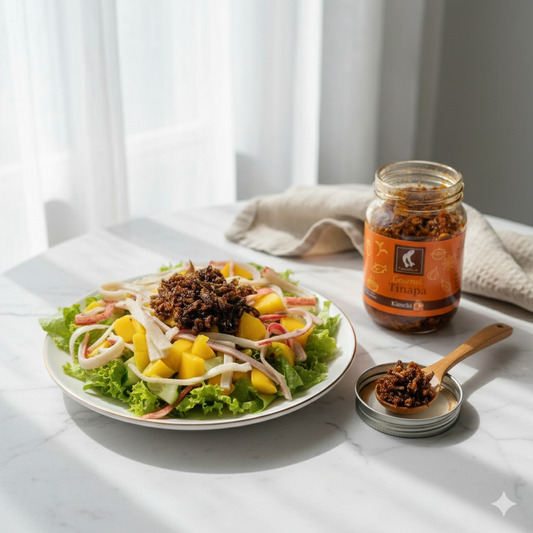 Kimchi Mango Kani Salad