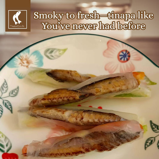Tinapa Rice Paper Rolls