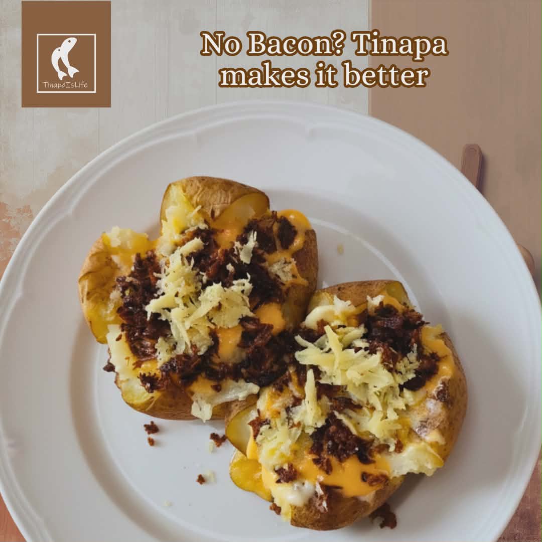 Jacket Potato with Tinapa flakes