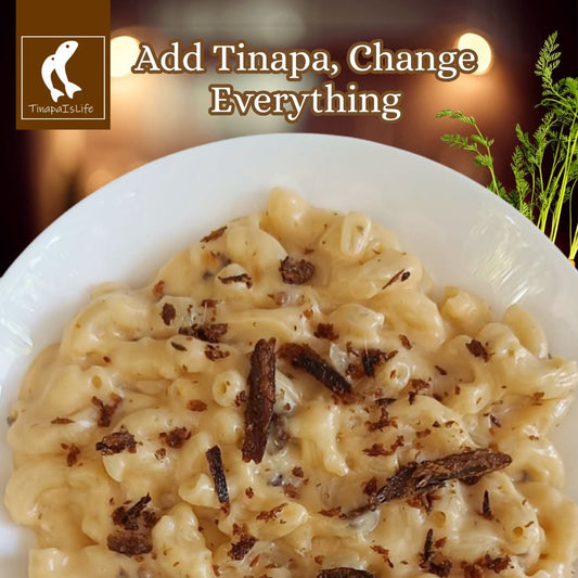 Mac & Cheese with Crispy Tinapa Flakes