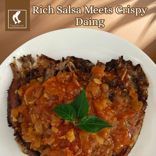 Daing Baby Bangus with Spicy Salsa