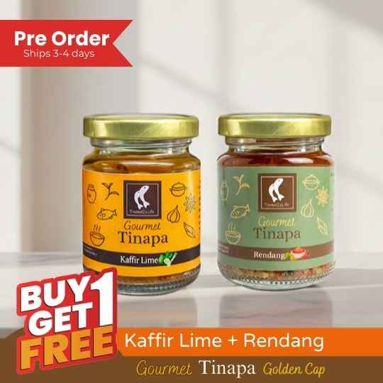 Pre Order Ships 3-4 days [Buy 1 Take 1]  Kaffir Lime + Rendang