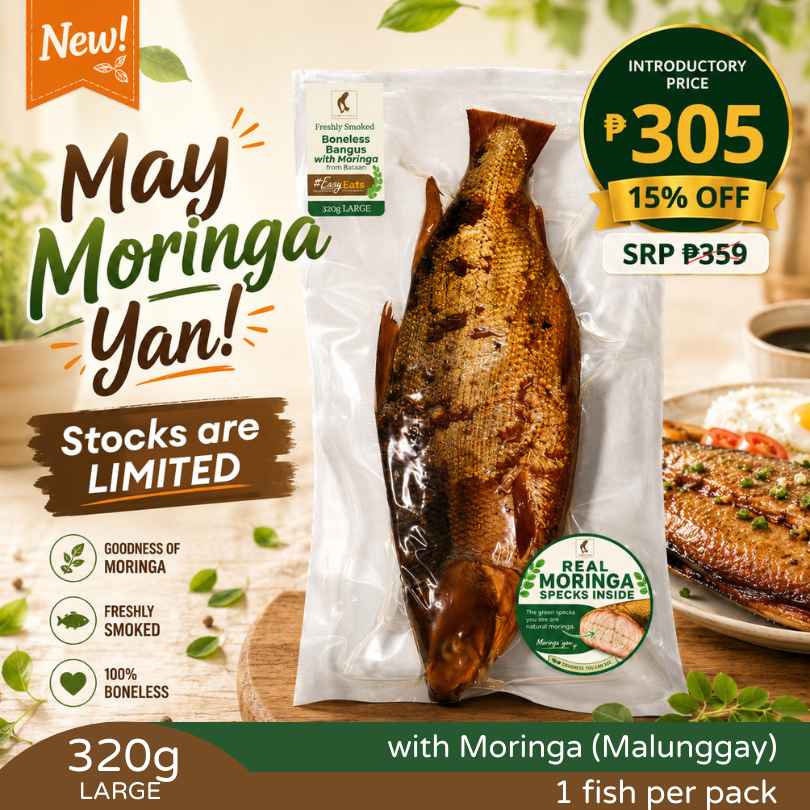 EasyEats Tinapang Boneless Bangus with Moringa