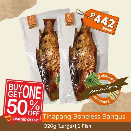March 29 Flash Sale [Buy 1 Take 1 50% off] EasyEats Tinapang Boneless Bangus
