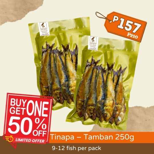 [Limited Time Offer - Buy 1 Take 1 50% off] Tinapa – Tamban 250g