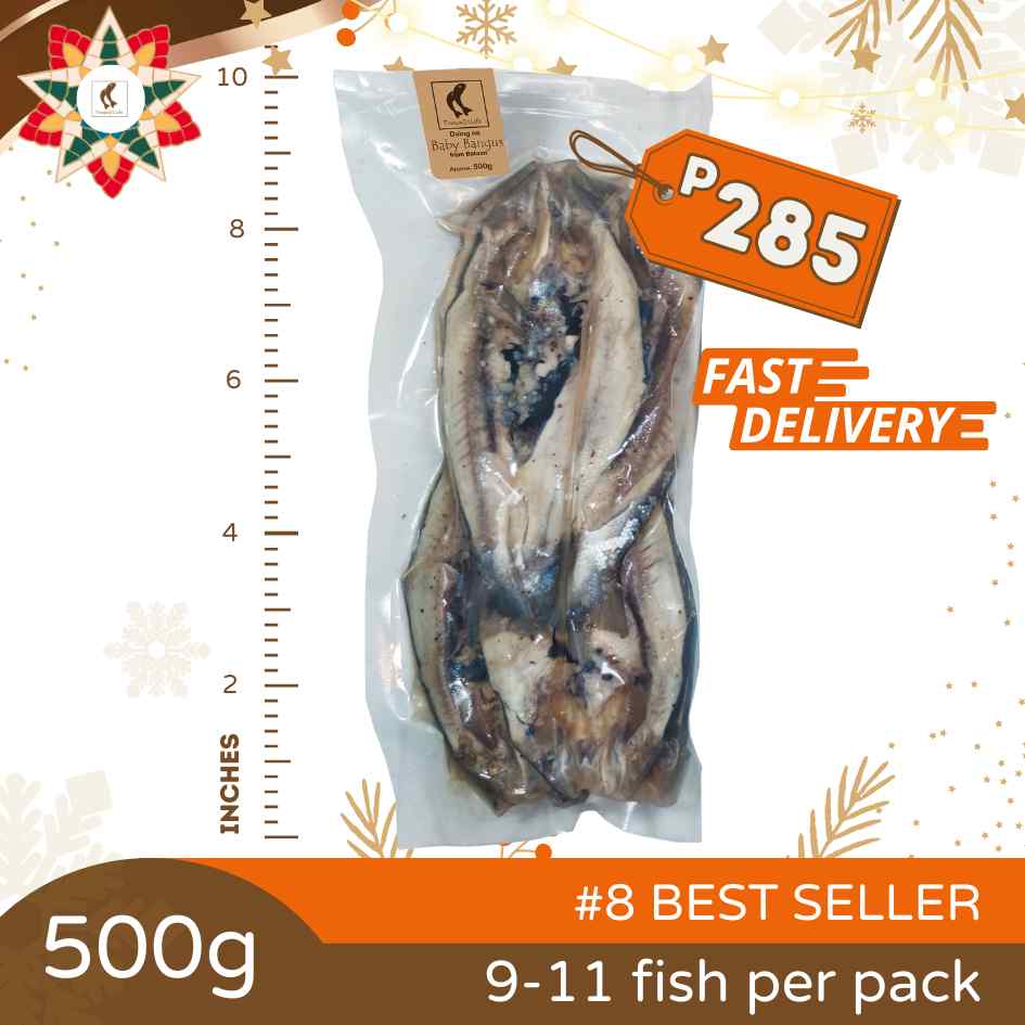 Daing – Baby Bangus  Family Pack 500g