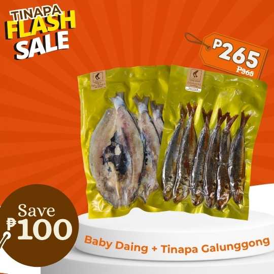 Flash Deals [100 off] Daing – Baby Bangus + Tinapang Galunggong