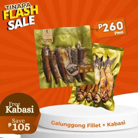 Flash Sale [Free Kabasi] EasyEats Smoked Galunggong Fillet