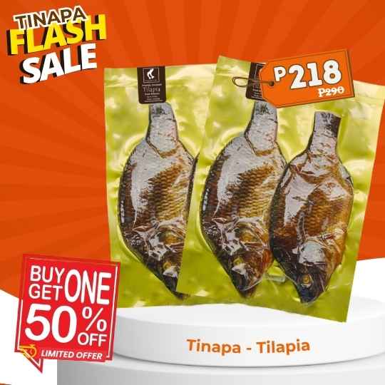 Flash Deals [Buy 1 Take 1 50% off] Tinapa - Tilapia 220g