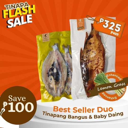 Flash Deals [100 off] Daing – Baby Bangus + EasyEats Tinapang Boneless Bangus