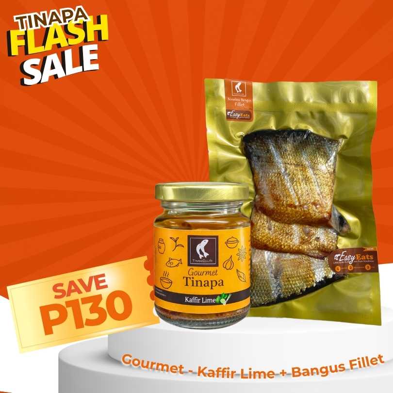 Flash Sale [Save 150] Tinapang Gourmet - Kaffir Lime 120g + EasyEats Smoked Bangus Fillet