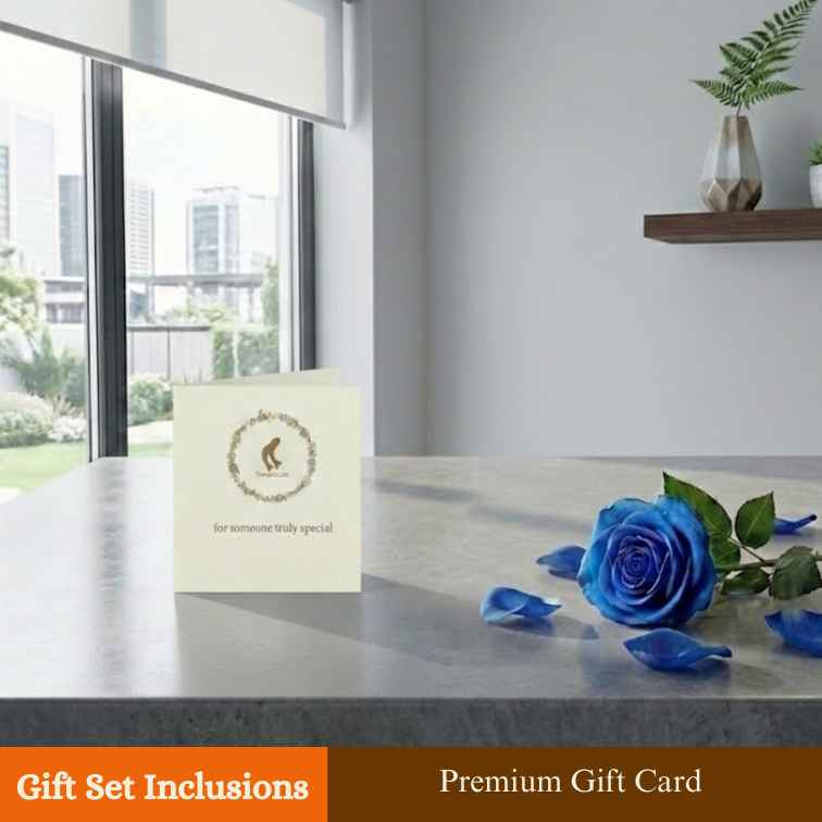 Premium Gourmet in Golden Cap - Blue Gift Bag Bundle of 2 Bottles (Sambal+Kimchi)