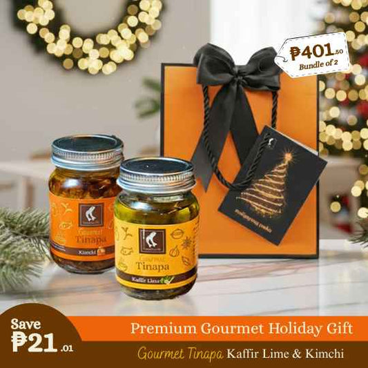Premium Gourmet Holiday Gift Bag Bundle of 2 Bottles (Kaffir + Kimchi)