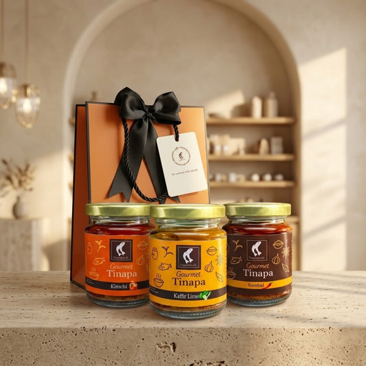 Premium Gourmet in Golden Cap Holiday Gift Bag Bundle of 3 Bottles