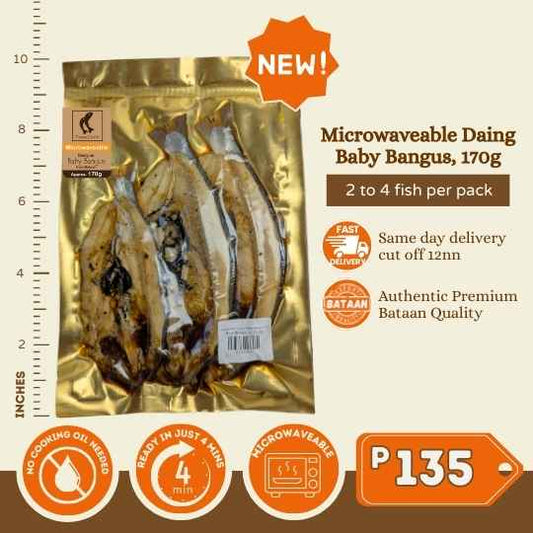 Microwaveable Daing – Baby Bangus 170g