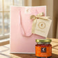 Premium Gourmet in Golden Cap - Pink Gift Bag Bundle of 1 Bottle (Kimchi)