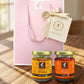 Premium Gourmet in Golden Cap - Pink Gift Bag Bundle of 2 Bottles (Kaffir+Kimchi)