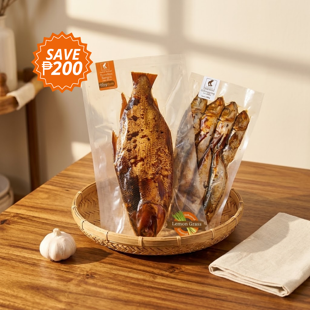 Flash Sale [Save 200] Galunggong Family Pack 500g + EasyEats Smoked Boneless Bangus Large
