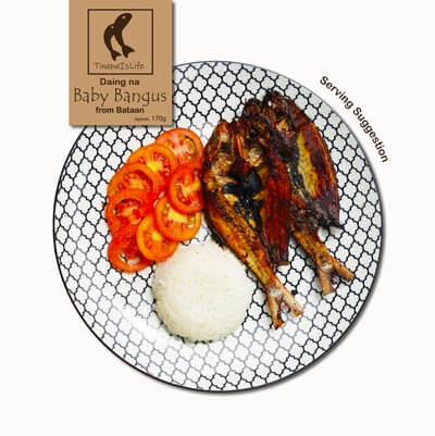 crispy daing baby bangus